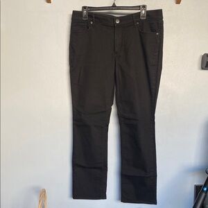 Ann Taylor Loft Modern Straight Black Denim Jeans